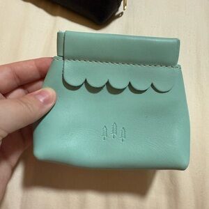 Portland leather penny pouch